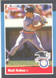 1988 Donruss Baseball Cards    152     Matt Nokes RC*